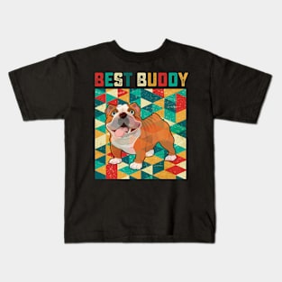 Best Buddy Bulldog Kids T-Shirt